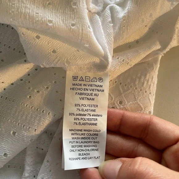 michael Kors Eyelet Peplum Sleeveless Top - Picture 9 of 11